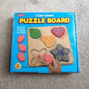 NWT Lakeshore Toy I Can Count Puzzle Board